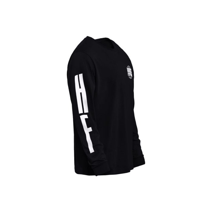 detail Pánské triko Horsefeathers TALL TYPO LS T-SHIRT (black)