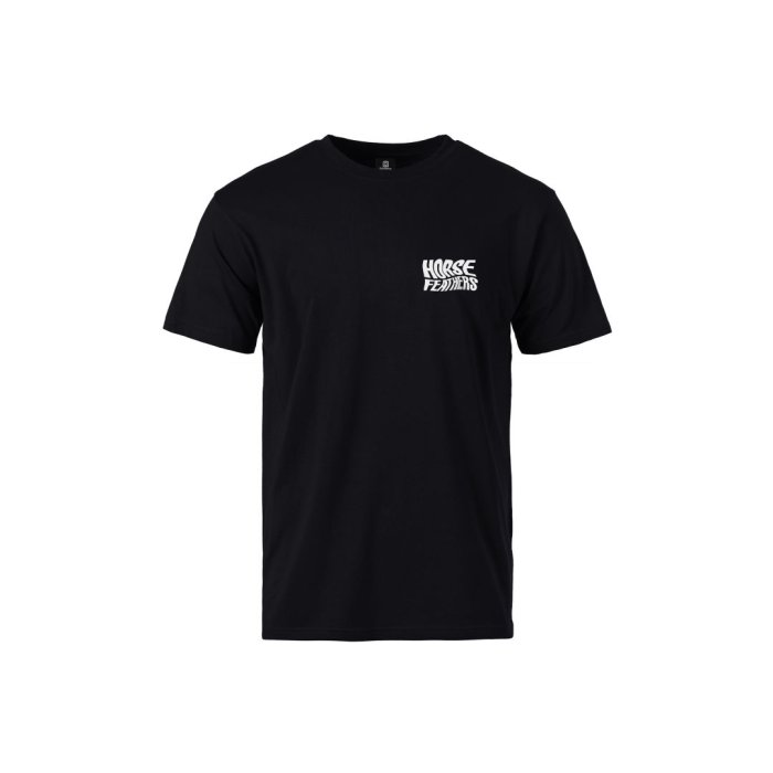 detail Pánské triko Horsefeathers DISTORT T-SHIRT (black)