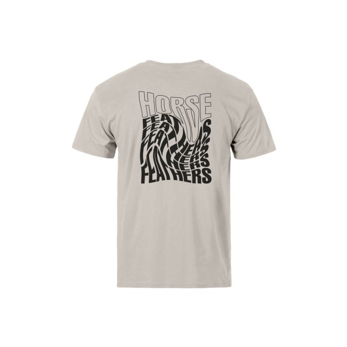 detail Pánské triko Horsefeathers DISTORT T-SHIRT (cement)