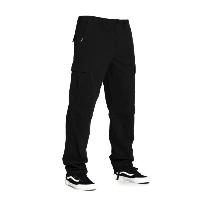 detail Kalhoty Horsefeathers CAPTAIN II PANTS (black)