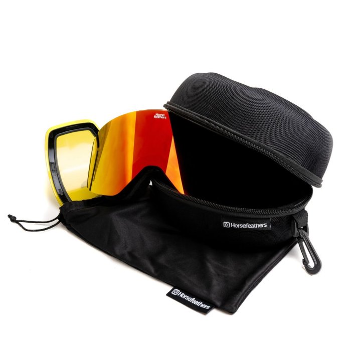 detail Brýle Horsefeathers COLT GOGGLES (black/mirror red)