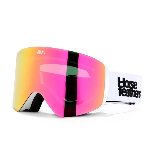 detail Brýle Horsefeathers COLT GOGGLES (white/mirror pink)