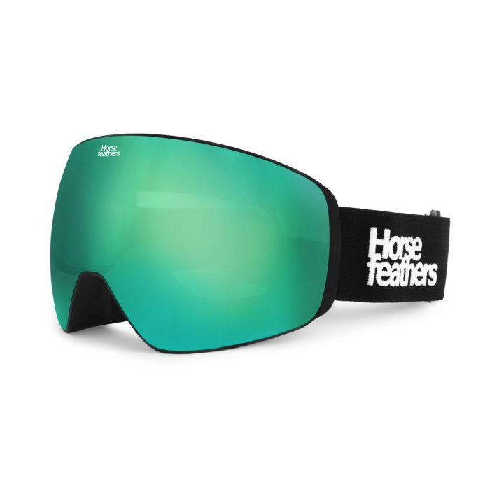 detail Brýle Horsefeathers SCOUT GOGGLES (black/mirror green)