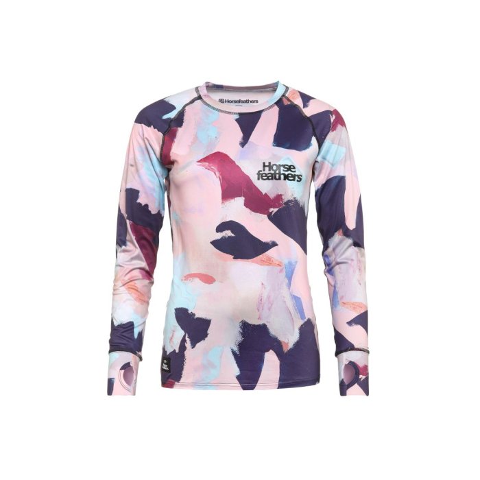 detail Termo triko Horsefeathers MIRRA TOP (abstract print)