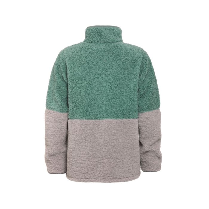 detail Fleecová mikina Horsefeathers ELVIRA SWEATSHIRT (blue haze)