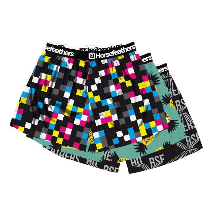 detail Trenýrky Horsefeathers FRAZIER 3PACK BOXER SHORTS (bundle 4)