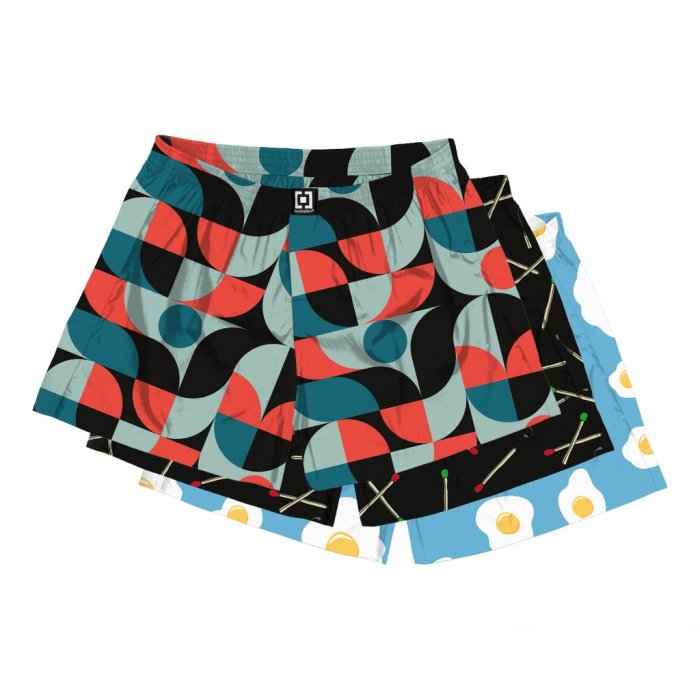 detail Trenýrky Horsefeathers MANNY 3PACK BOXER SHORTS (bundle 7)