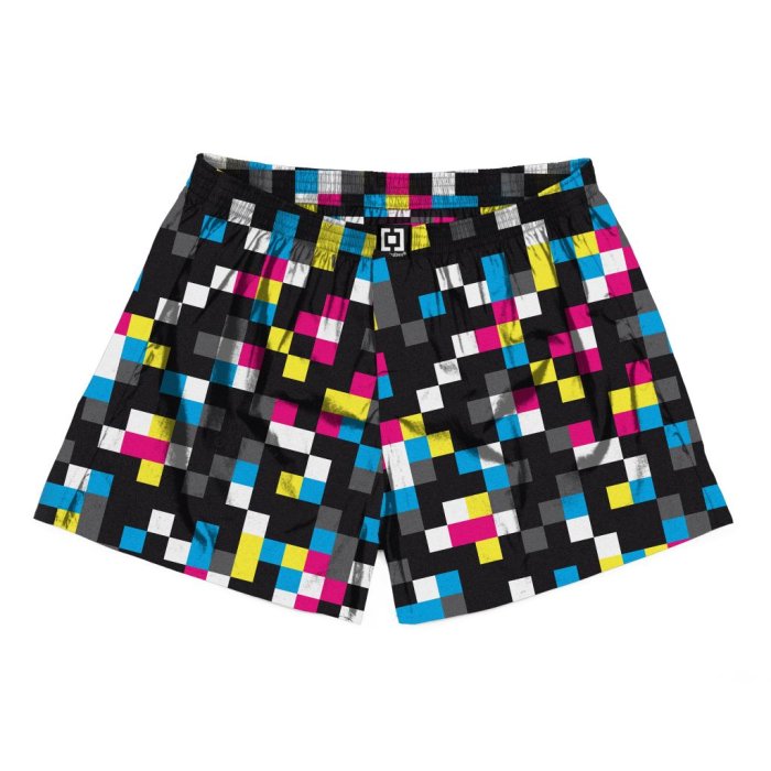 detail Trenýrky Horsefeathers MANNY BOXER SHORTS (cmyk check)