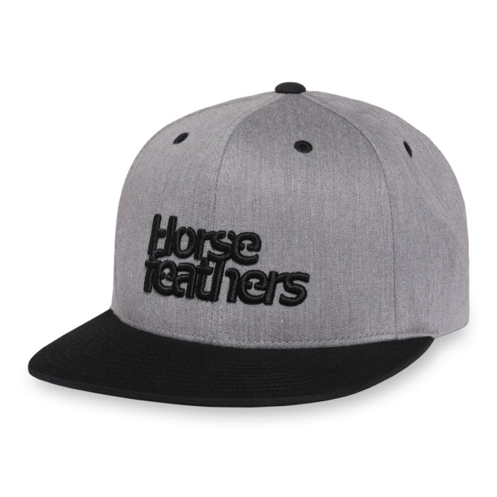 detail Pánská kšiltovka Horsefeathers RISE CAP (heather gray)