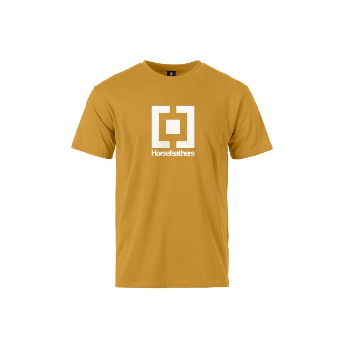 detail Pánské triko Horsefeathers BASE T-SHIRT (honey)