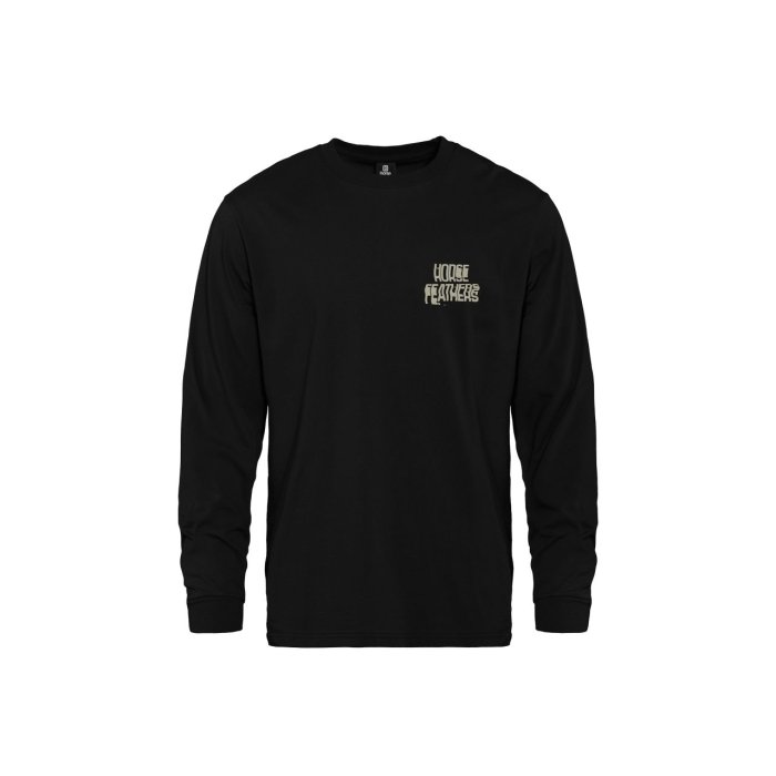 detail Pánské triko Horsefeathers XEROX LS T-SHIRT (black)