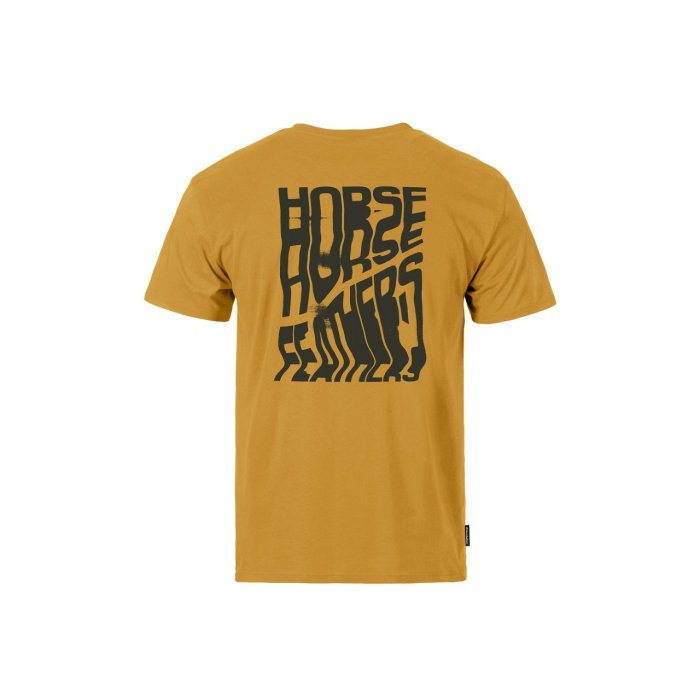 detail Pánské triko Horsefeathers XEROX T-SHIRT (honey)