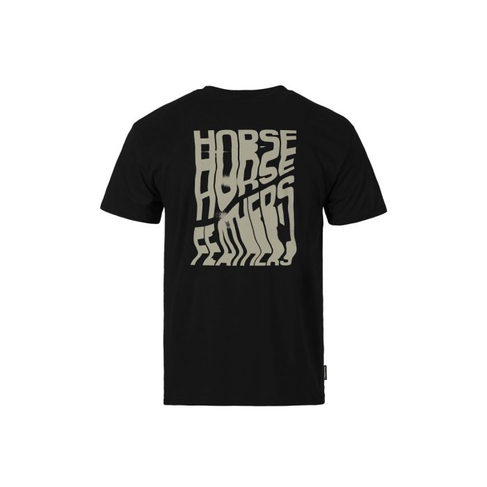 detail Pánské triko Horsefeathers XEROX T-SHIRT (black)