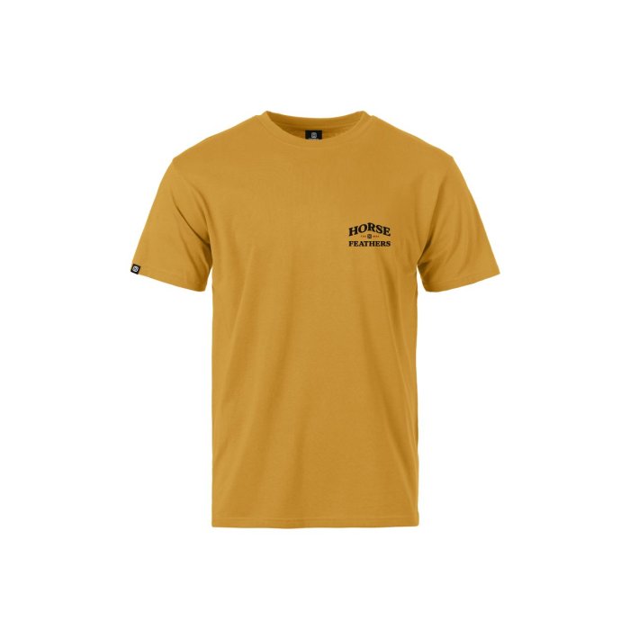 detail Pánské triko Horsefeathers SUMMIT T-SHIRT (honey)