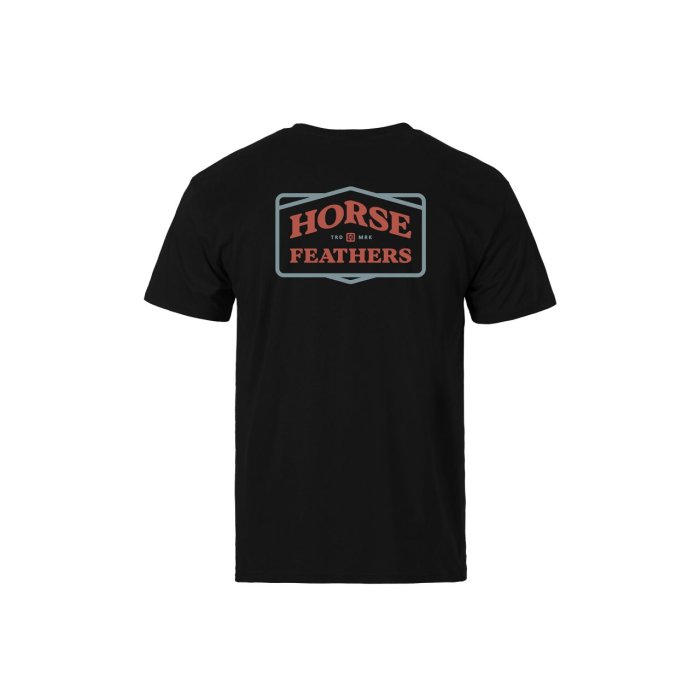 detail Pánské triko Horsefeathers SUMMIT T-SHIRT (black)