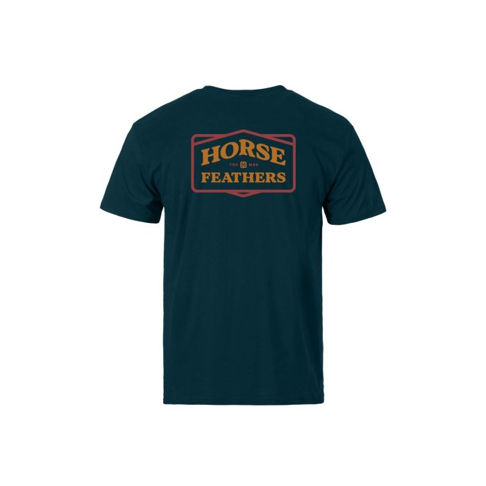 detail Pánské triko Horsefeathers SUMMIT T-SHIRT (pond)