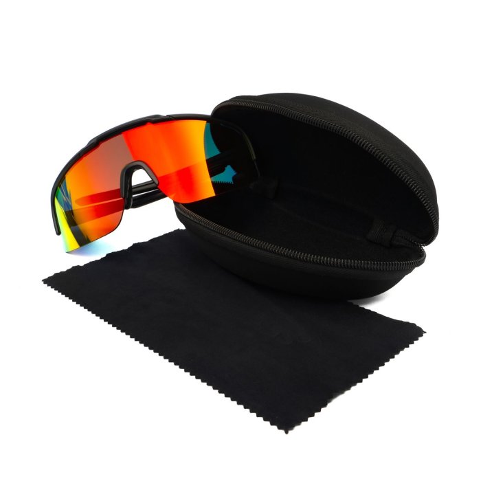 detail Fotochromatické brýle Horsefeathers RECOIL BIKE SUNGLASSES (matt black/mirror re