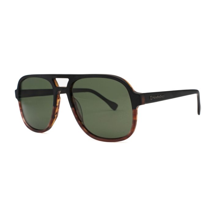 detail Sluneční brýle Horsefeathers CORP SUNGLASSES (matt havana/gray green)