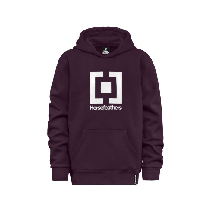 detail Dětská mikina Horsegfeathers LEADER YOUTH SWEATSHIRT (blackberry)