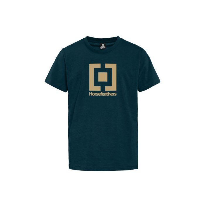 detail Dětské triko Horsefeathers BASE YOUTH T-SHIRT (pond)