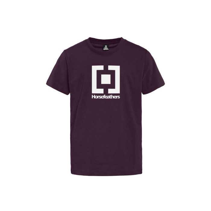 detail Dětské triko Horsefeathers BASE YOUTH T-SHIRT (blackberry)