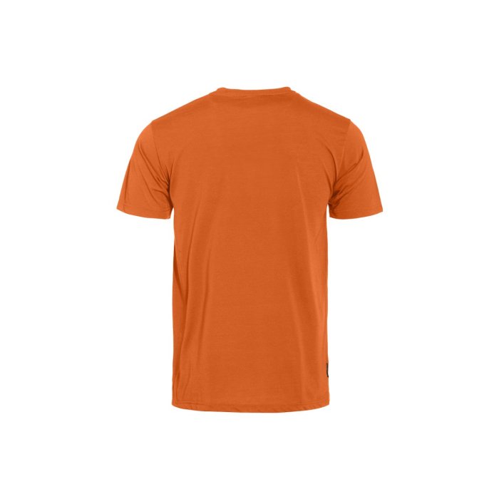 detail Pánské triko Horsefeathers ROOTER TECH T-SHIRT (burnt orange)