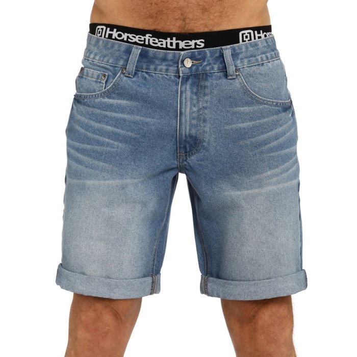 detail Pánské kraťasy Horsefeathers CALVER SHORTS (light blue)