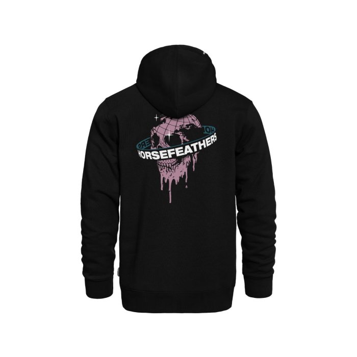 detail Pánská mikina Horsefeathers ORBIT SWEATSHIRT (black)