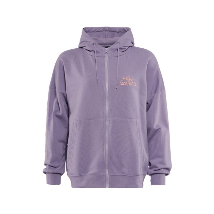 detail Dámská mikina Horsefeathers SIMA SWEATSHIRT (lavender)