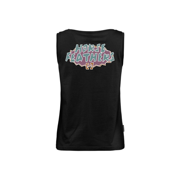 detail Dámské triko Horsefeathers AVOIR TANK TOP (black)