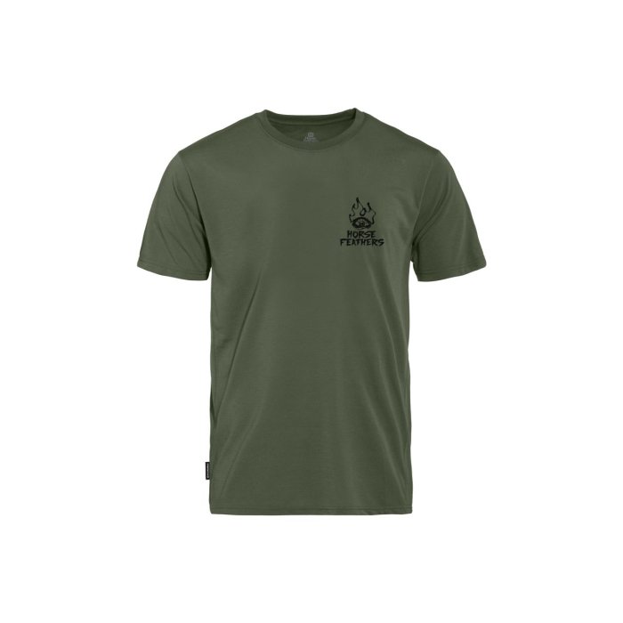 detail Pánské triko Horsefeathers RECKLESS TECH T-SHIRT (thyme)