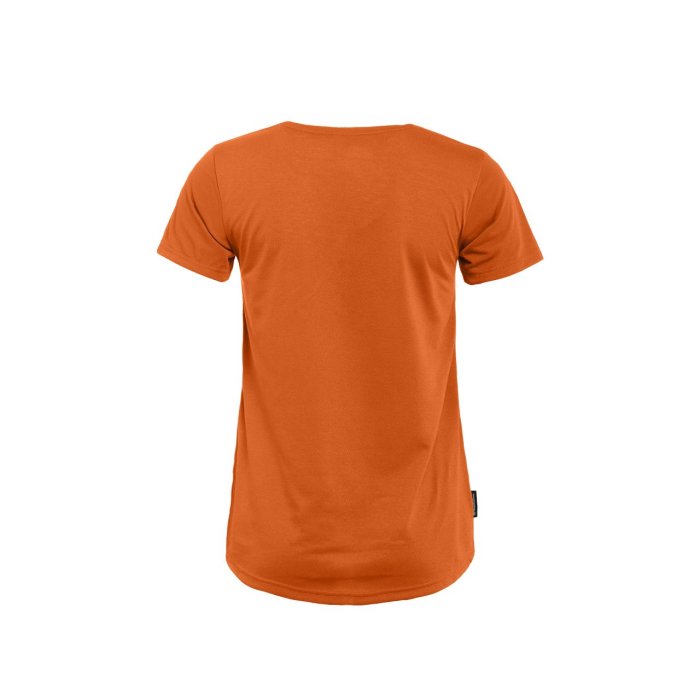 detail Dámské bike triko Horsefeathers LEILA II TECH T-SHIRT (burnt orange)