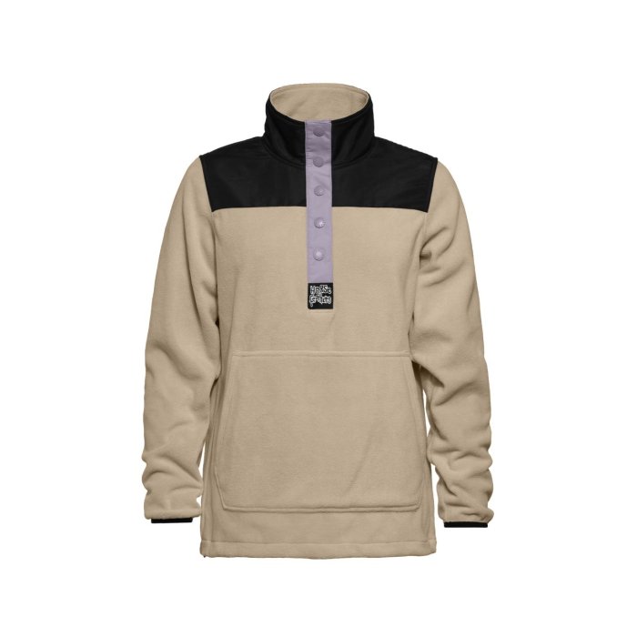 detail Dámská mikina Horsefeathers MELIA SWEATSHIRT (mojave)