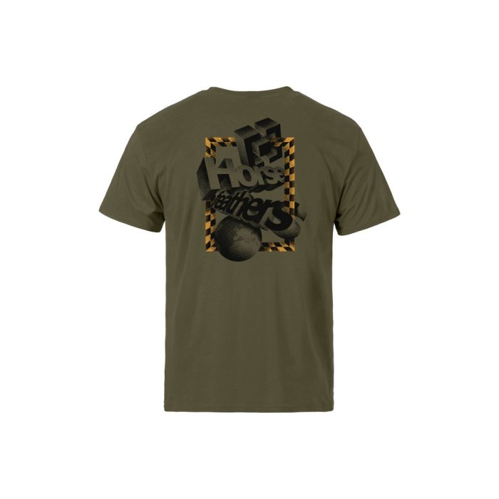 detail Triko BLOCKS T-SHIRT (burnt olive)