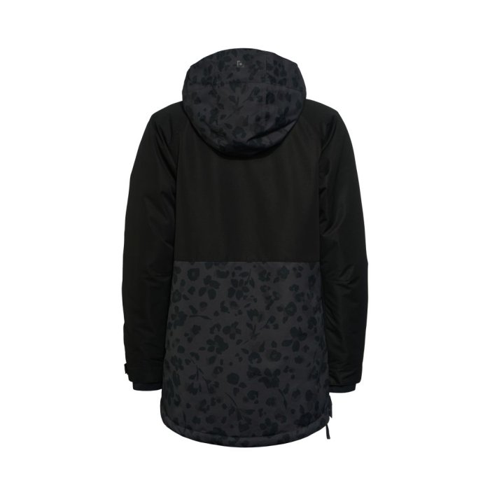 detail Bunda FIORA JACKET (floral cheetah)