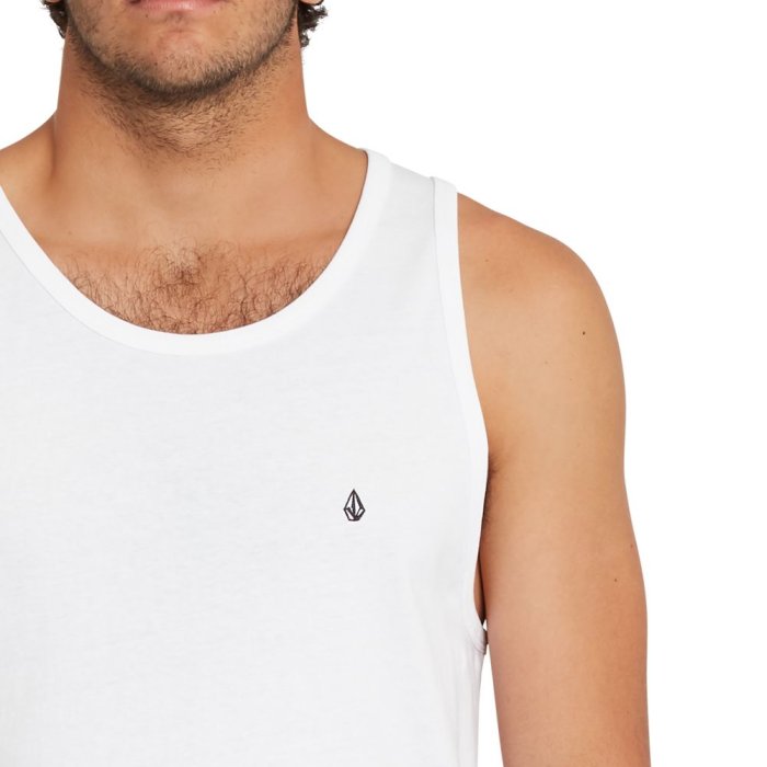detail Pánské tílko Volcom Stone Blanks Bsc Tt White