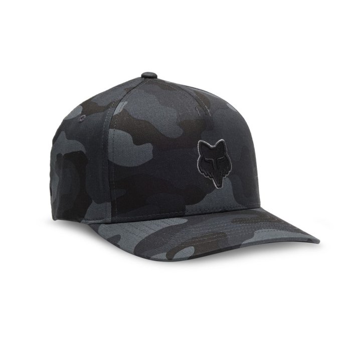detail Pánská kšiltovka Fox Fox Head Flexfit Hat Black Camo