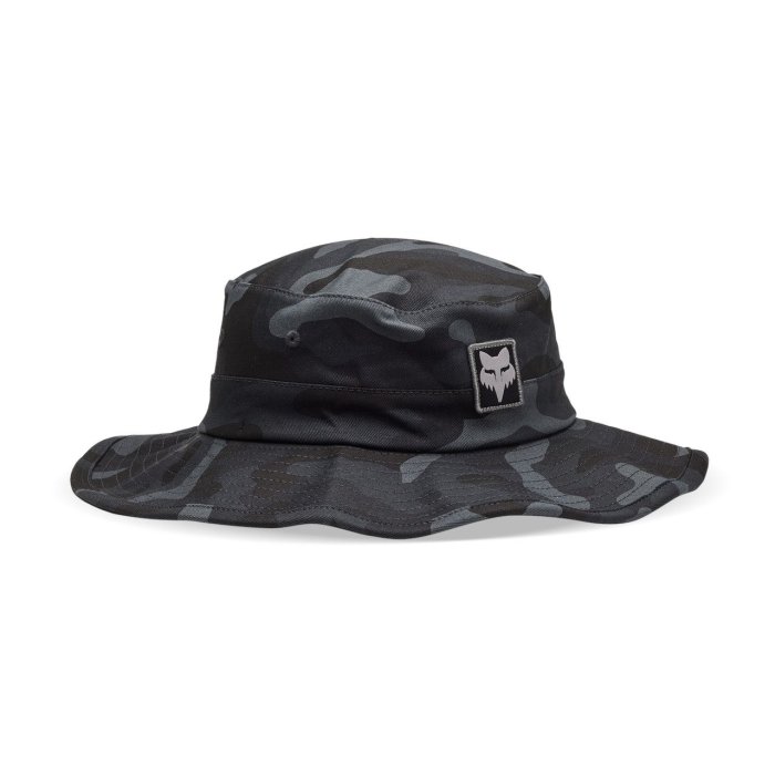 detail Pánská kšiltovka Fox Base Over Sun Hat Black Camo
