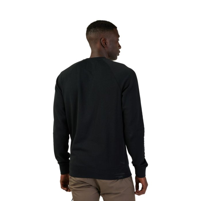 detail Pánská mikina Fox Absolute Crew Fleece Black