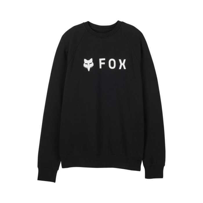 detail Pánská mikina Fox Absolute Crew Fleece Black