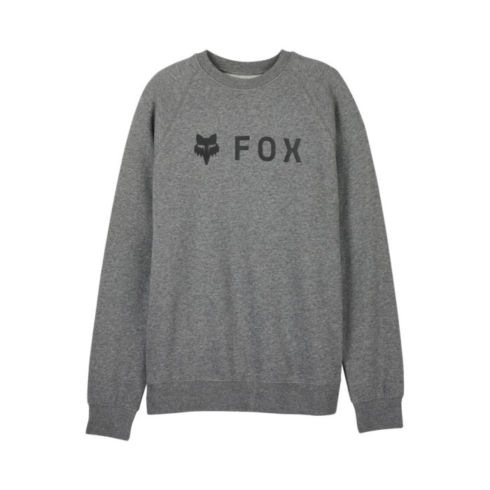detail Pánská mikina Fox Absolute Crew Fleece Heather Graphite