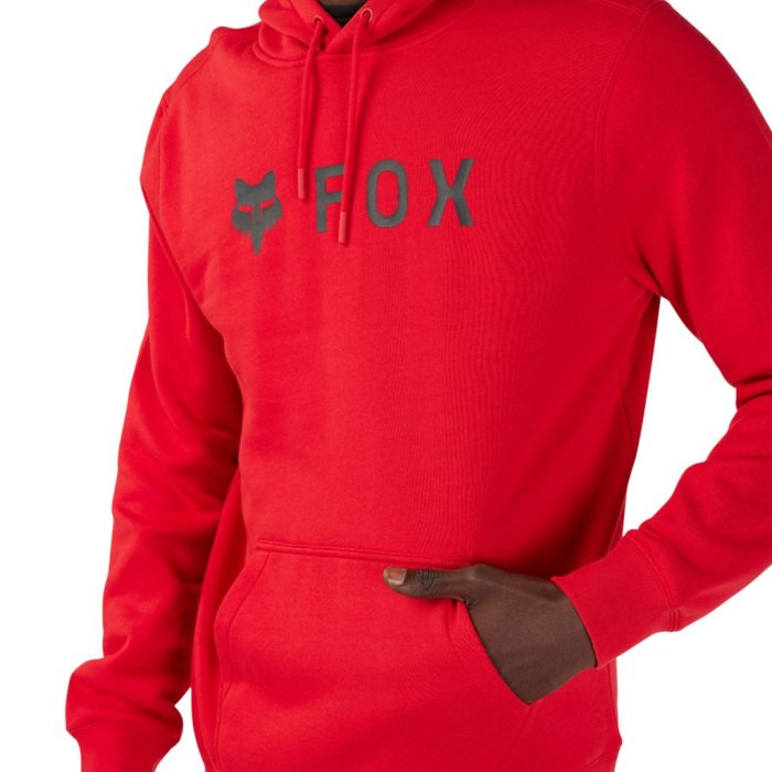 detail Pánská mikina Fox Absolute Po Fleece Flame red