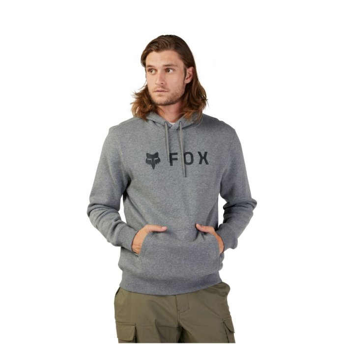 detail Pánská mikina Fox Absolute Po Fleece Heather Graphite
