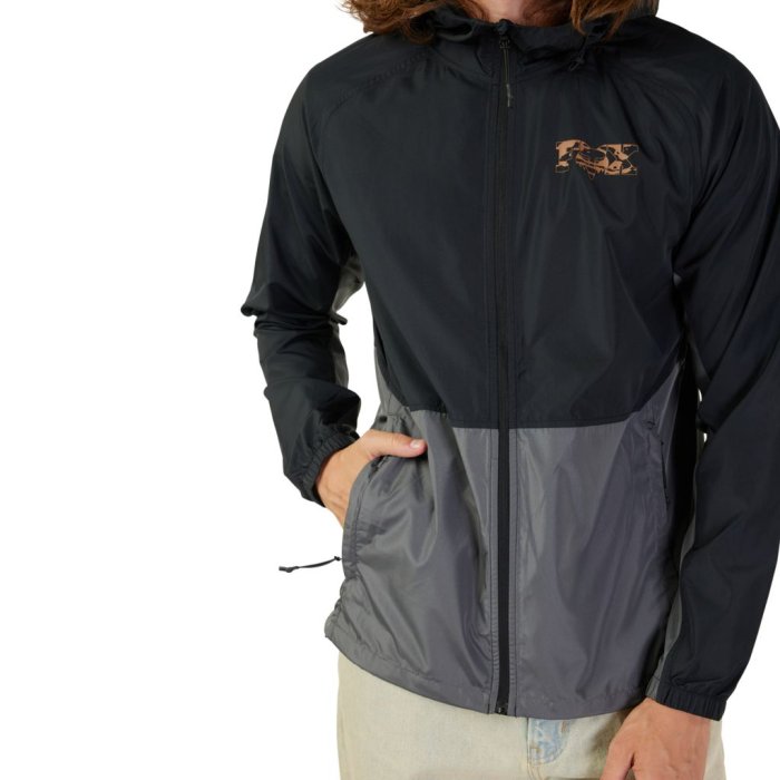 detail Pánská bunda Fox Cienega Windbreaker Black