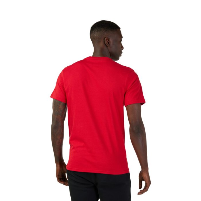 detail Pánské triko Fox Absolute Ss Prem Tee Flame red