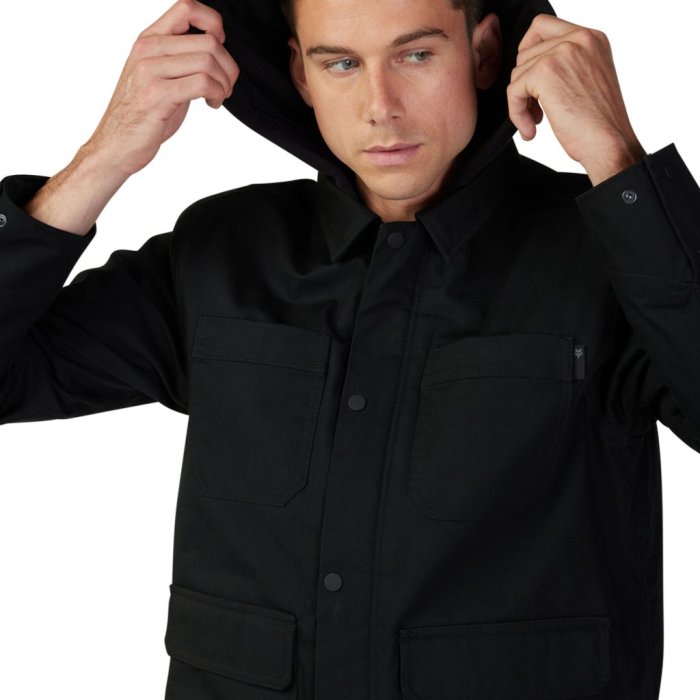 detail Pánská bunda Fox Mercer Jacket Black