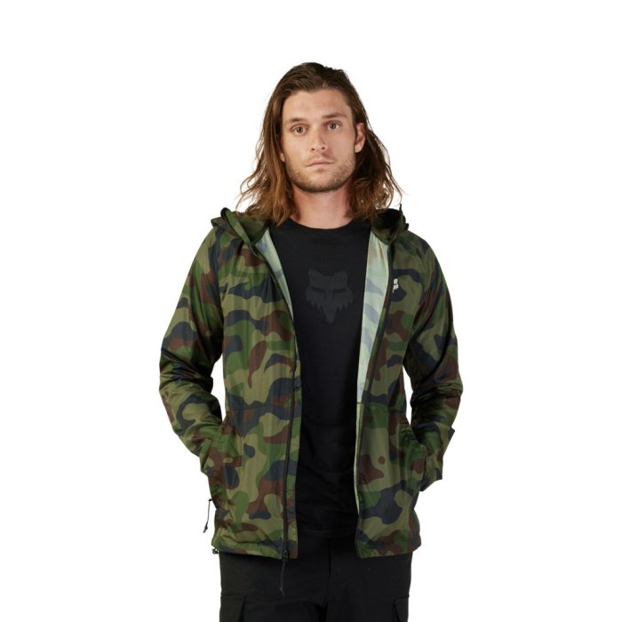 detail Pánská bunda Fox Fox Head Camo Windbreaker Green Camo