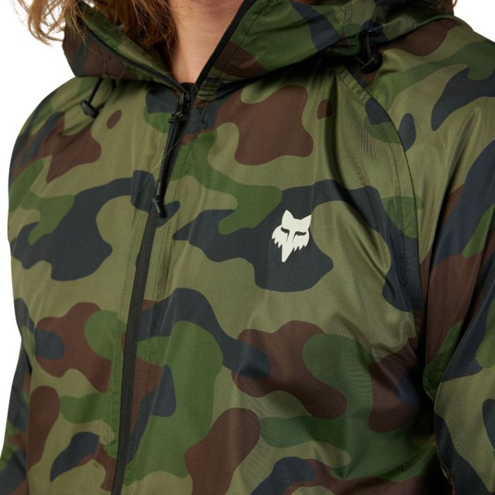 detail Pánská bunda Fox Fox Head Camo Windbreaker Green Camo