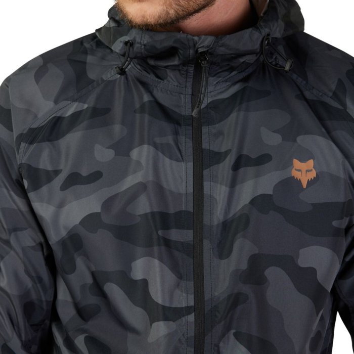 detail Pánská bunda Fox Fox Head Camo Windbreaker Black Camo