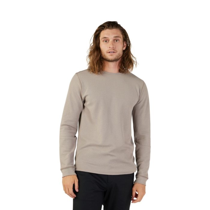 detail Pánská košile Fox Level Up Thermal Ls Taupe